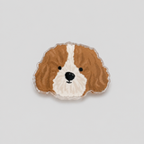 Dog Head Pattern Paper Clip: Border / F