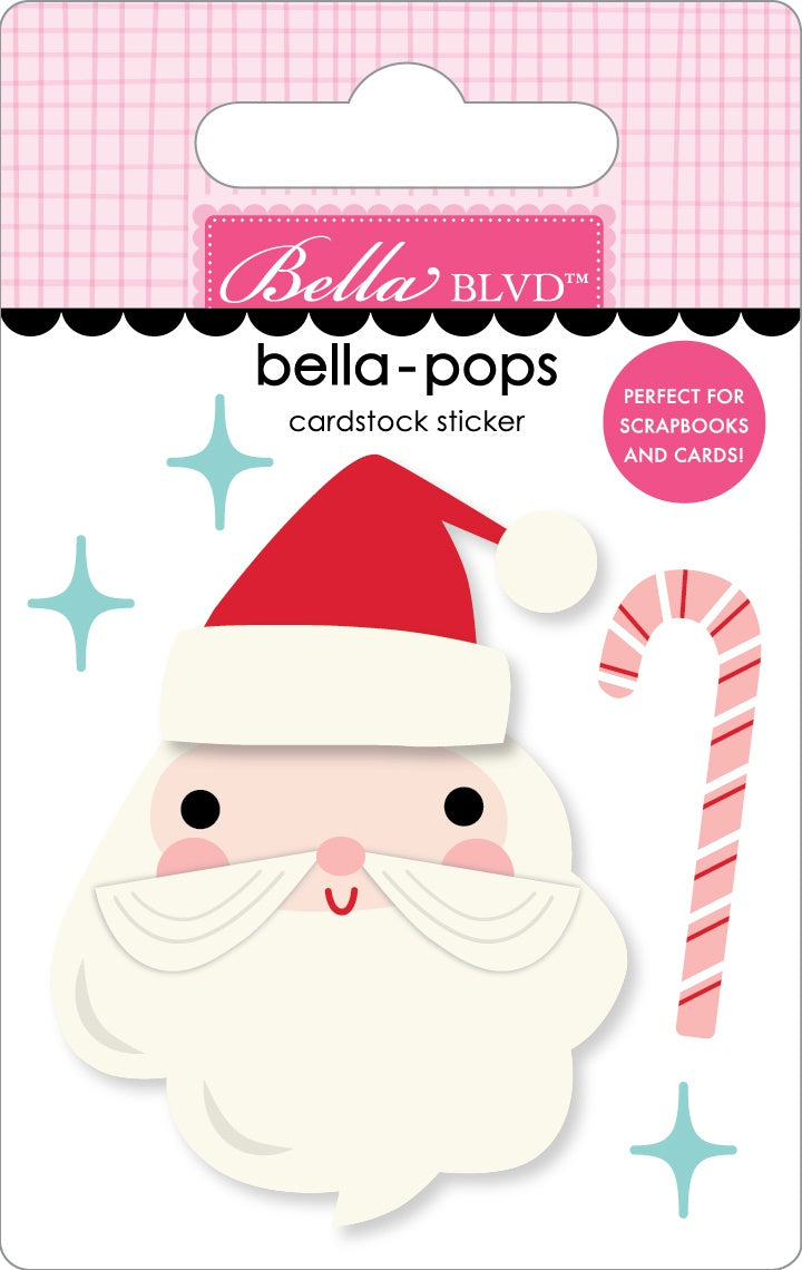 Merry Little Christmas Bella-Pops 3D Sticker