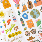 Coast to Coast Cardstock Stickers 6"X12" 70/Pkg