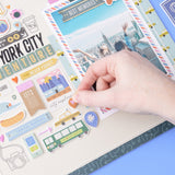 Coast to Coast Cardstock Stickers 6"X12" 70/Pkg