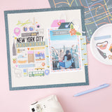 Coast to Coast Cardstock Stickers 6"X12" 70/Pkg