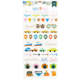 Coast-To-Coast Puffy Stickers 47 pack