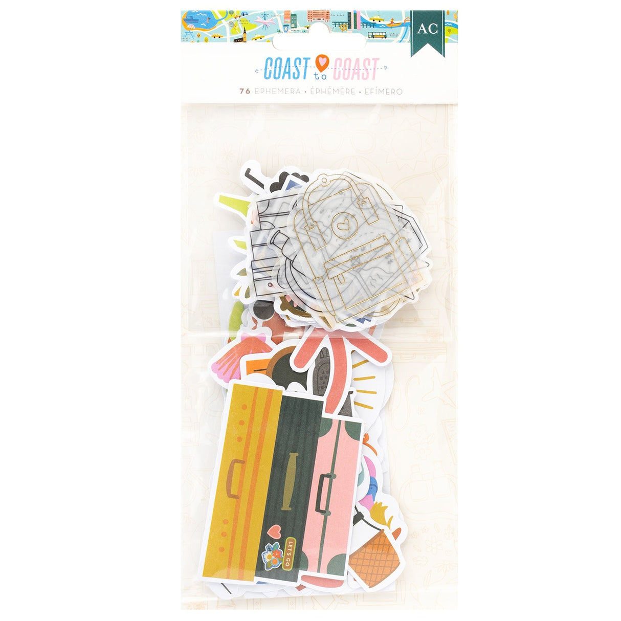 Coast-To-Coast Die Cuts 76 pack