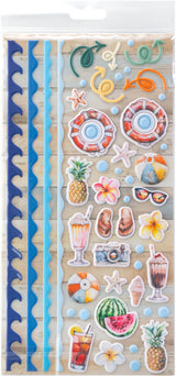 49 And Market Puffy Stickers Beach Vibes