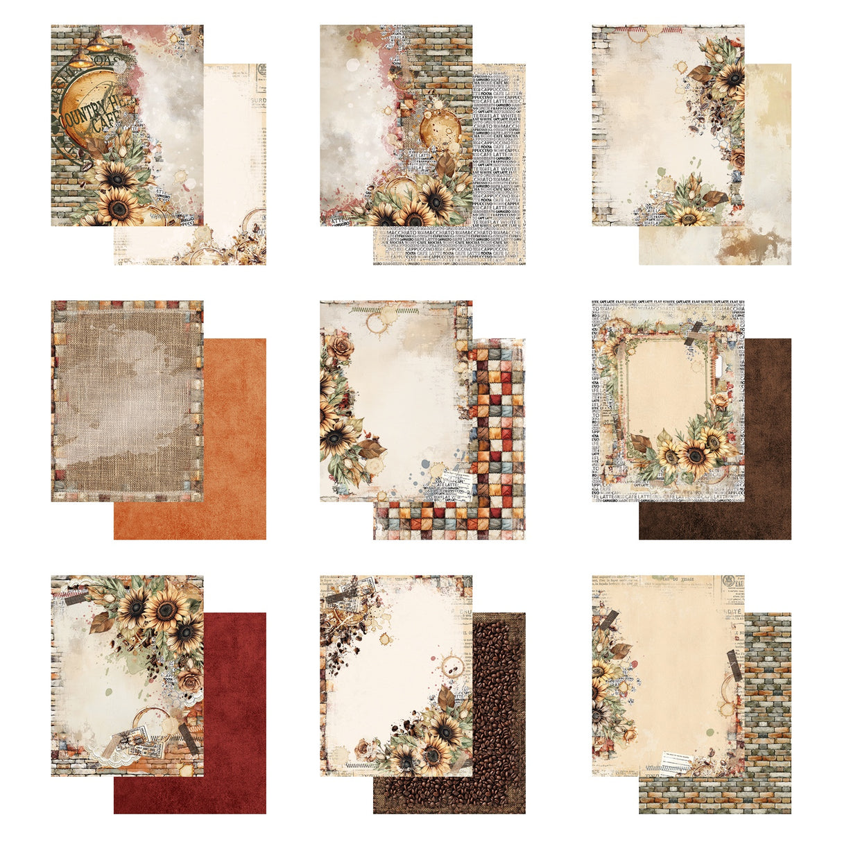 49 and Market - Country Heart Café 6x8 Collection Pack