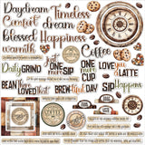 49 and Market - Country Heart Café Chipboard Assortment