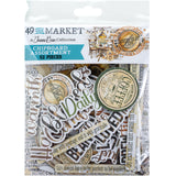 49 and Market - Country Heart Café Chipboard Assortment
