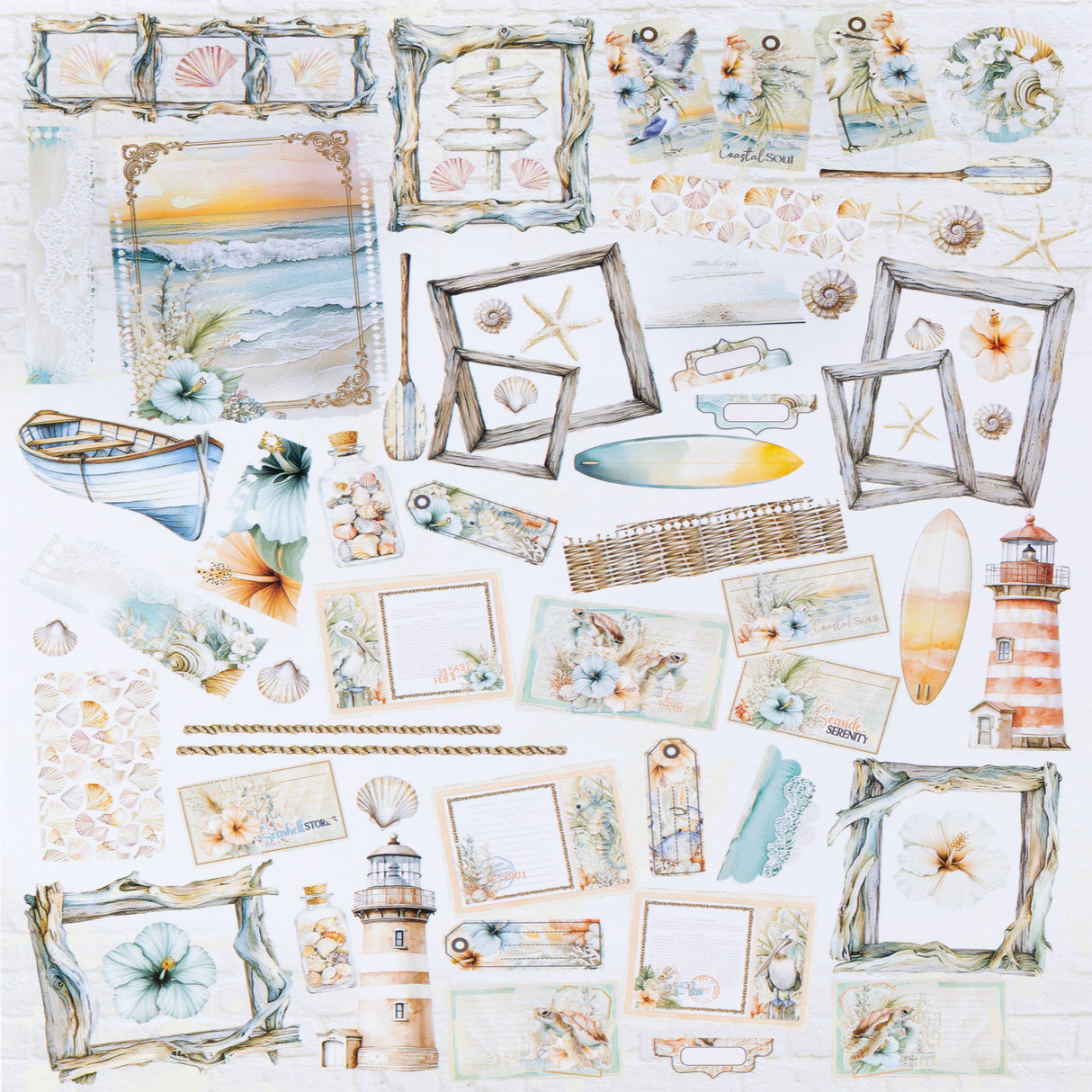 49 and Market - Coastal Soul Die Cut Elements