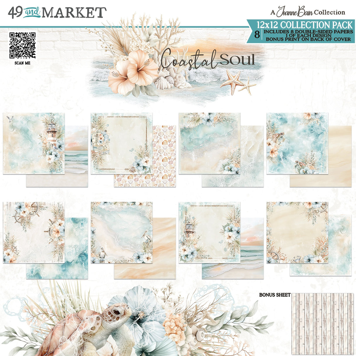 49 and Market - Coastal Soul 12x12 Collection Pack