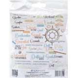 49 and Market - Coastal Soul Chipboard Assortment