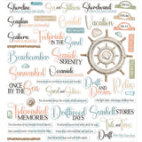 49 and Market - Coastal Soul Chipboard Assortment
