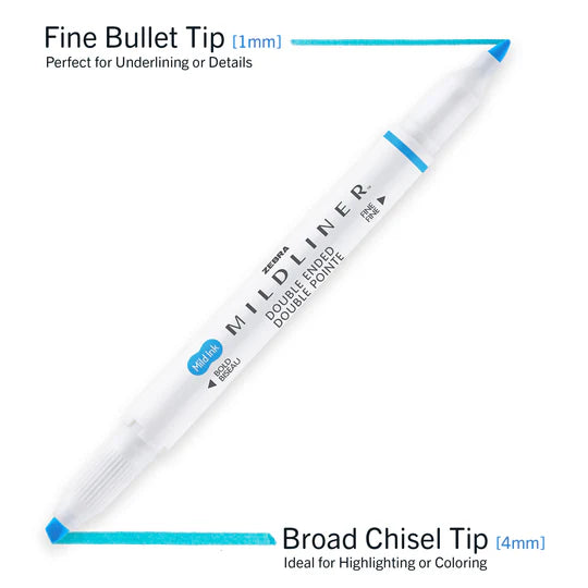 Zebra Mildliner Dual-Tip Highlighter