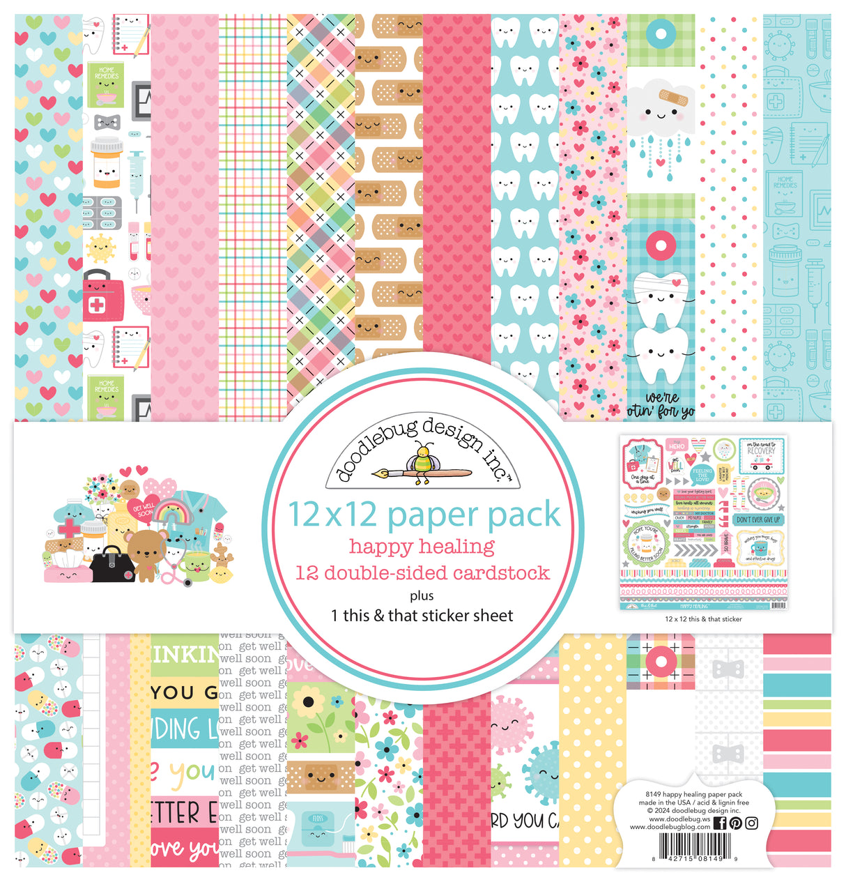 Happy Healing Collection - 12 x 12 Paper Pack