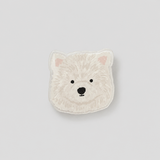 Dog Head Pattern Paper Clip: Border / F