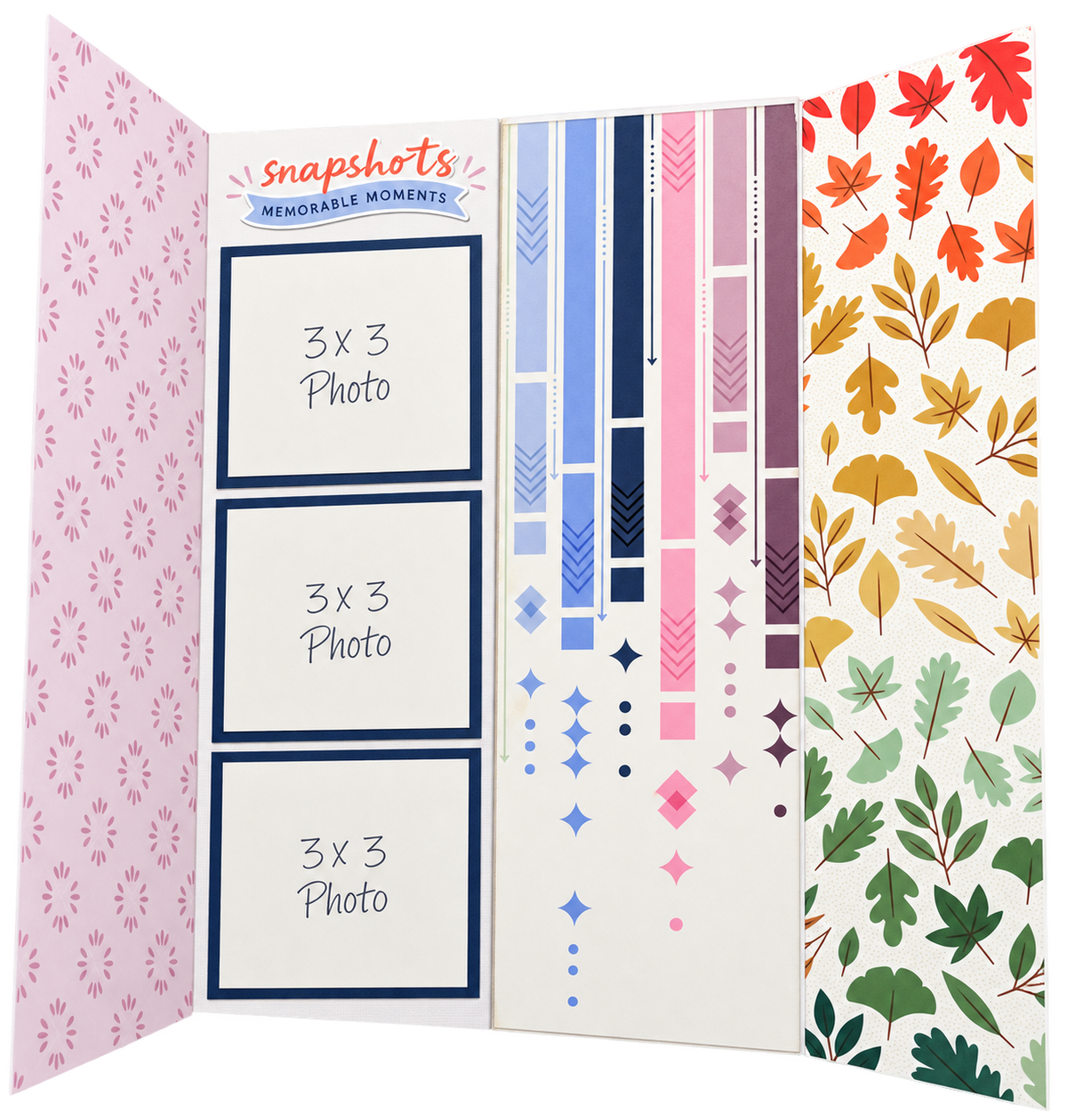 Ordinary Joys: Interactive Scrapbook Layout designed by Katie Piotrowski