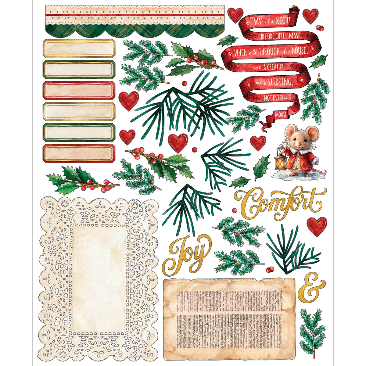 49 and Market - Santa's Winter Village Card Kit official product image 2