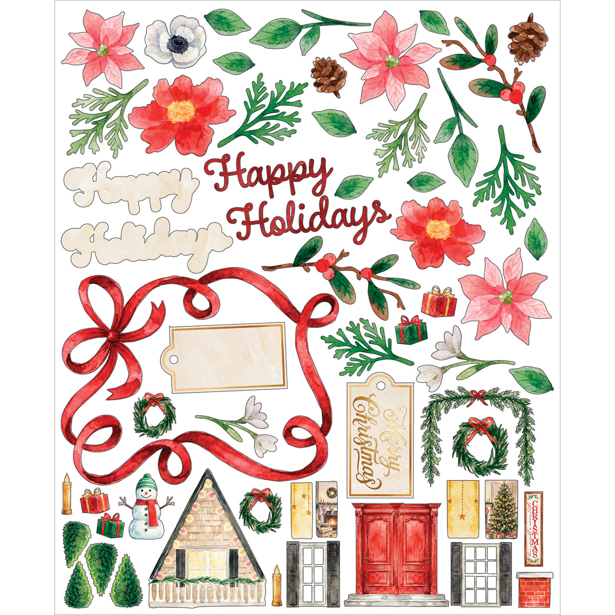 49 and Market - Santa's Winter Village Card Kit official product image 3
