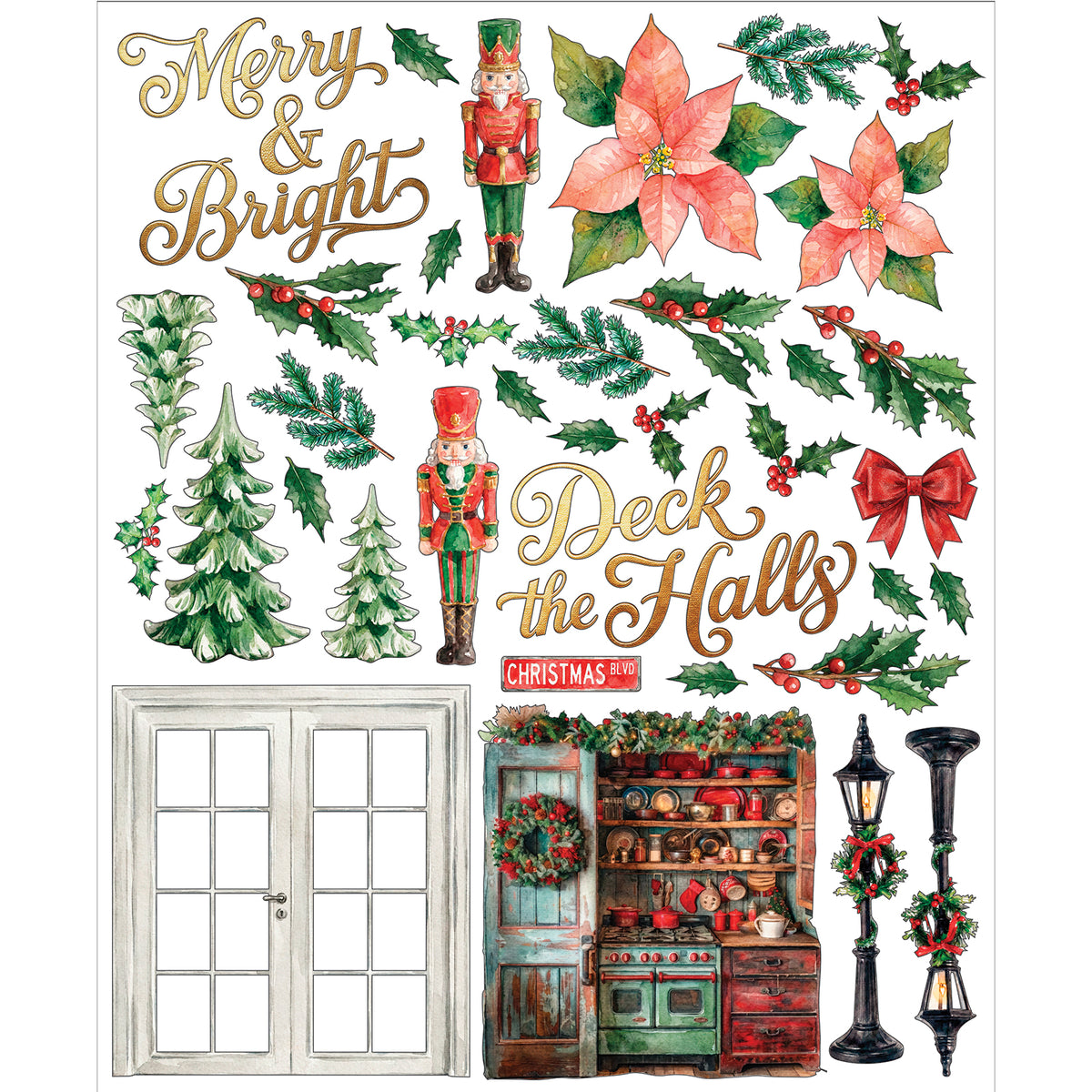 49 and Market - Santa's Winter Village Card Kit official product image 4