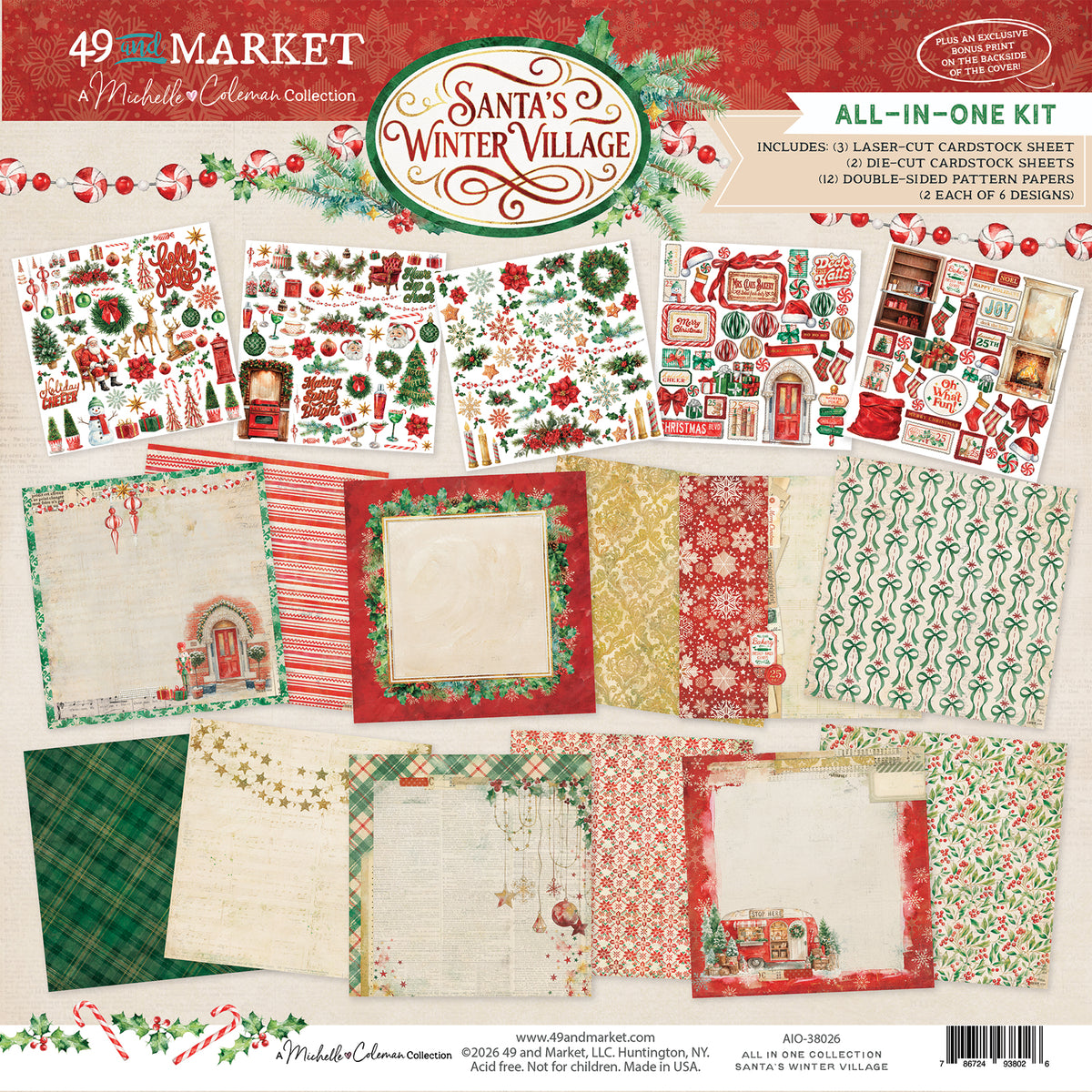 49 and Market - Santa's Winter Village All-In-One Kit official product image 3