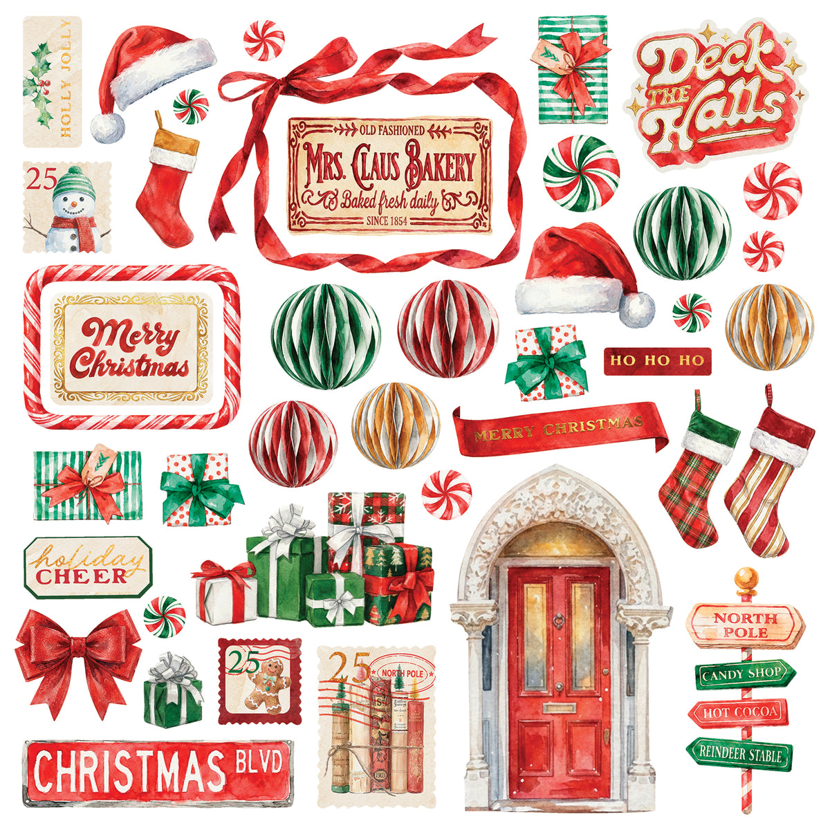 49 and Market - Santa's Winter Village All-In-One Kit official product image 4