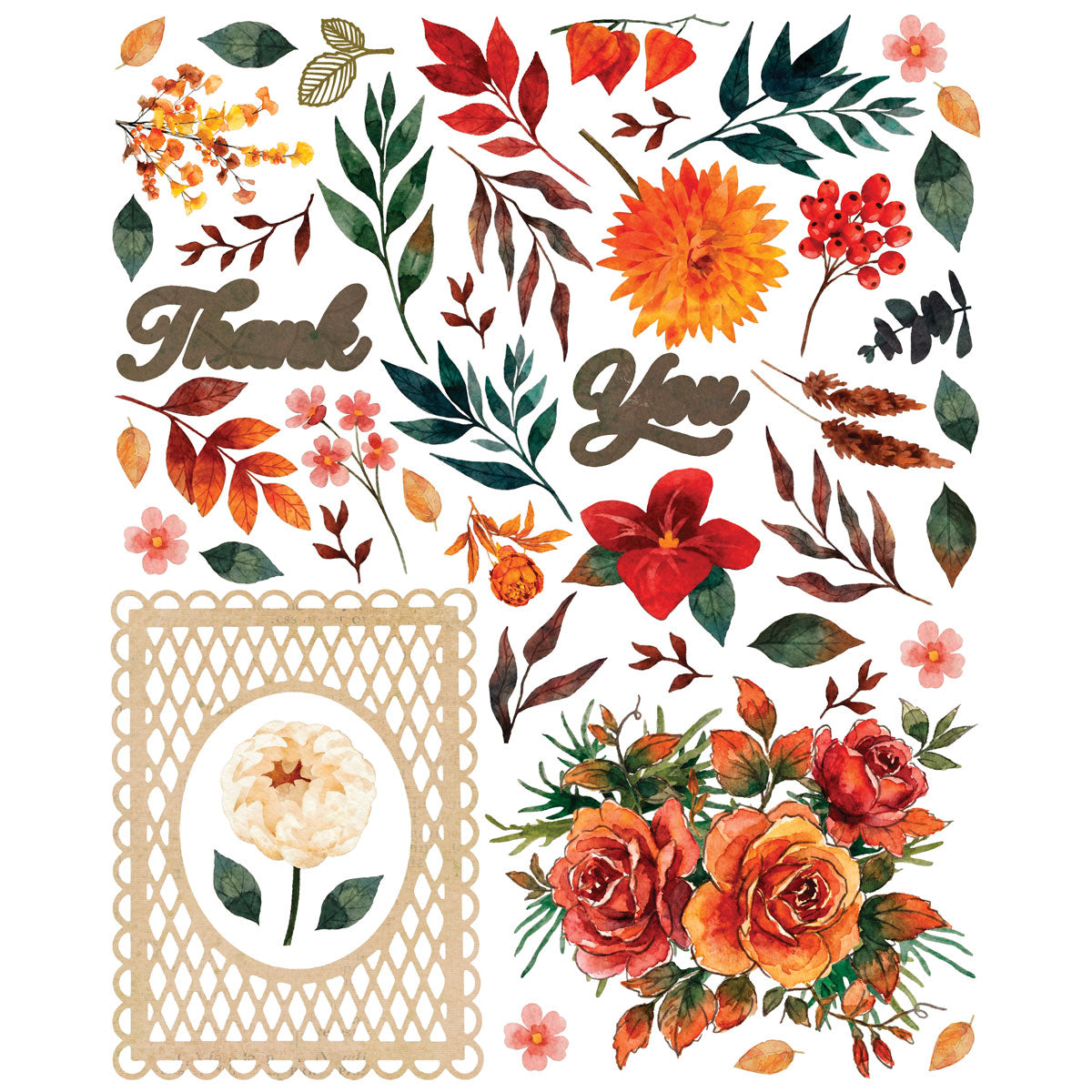49 and Market - Thankful Card Kit with Gold Foil official product image 3