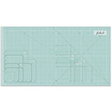 Scrapbook Magnetic Glass Craft Mat - Aqua Scrapbook Mat