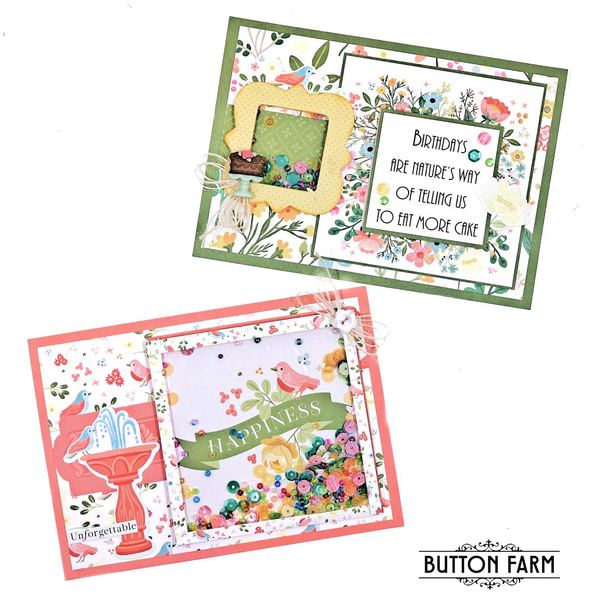 Garden Birthday Card Kit 🌸