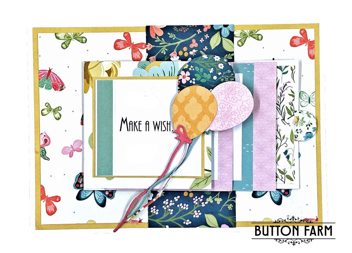 Garden Birthday Card Kit 🌸