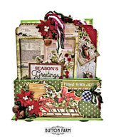 The Yuletide Box of Tags by Kathy Clement. TUTORIAL ONLY