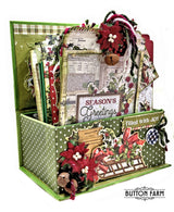 The Yuletide Box of Tags by Kathy Clement. TUTORIAL ONLY