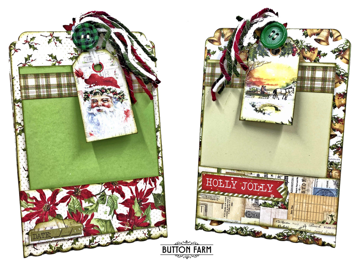 The Yuletide Box of Tags by Kathy Clement. TUTORIAL ONLY