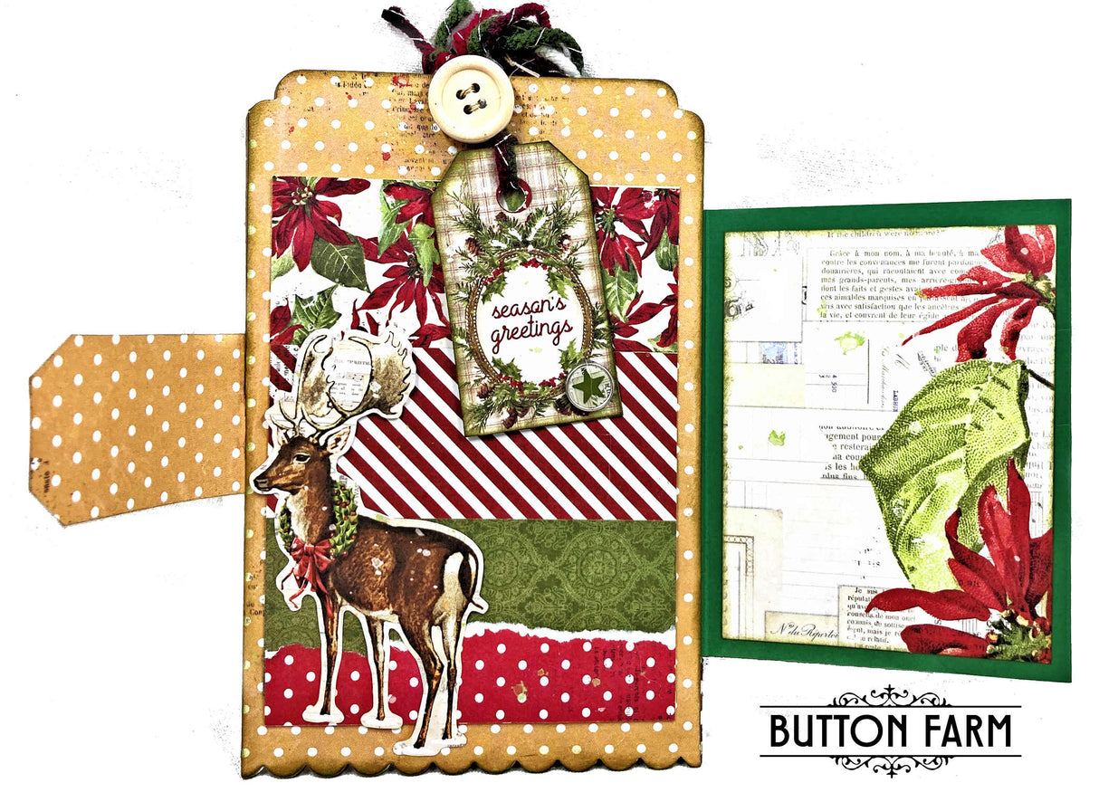The Yuletide Box of Tags by Kathy Clement. TUTORIAL ONLY