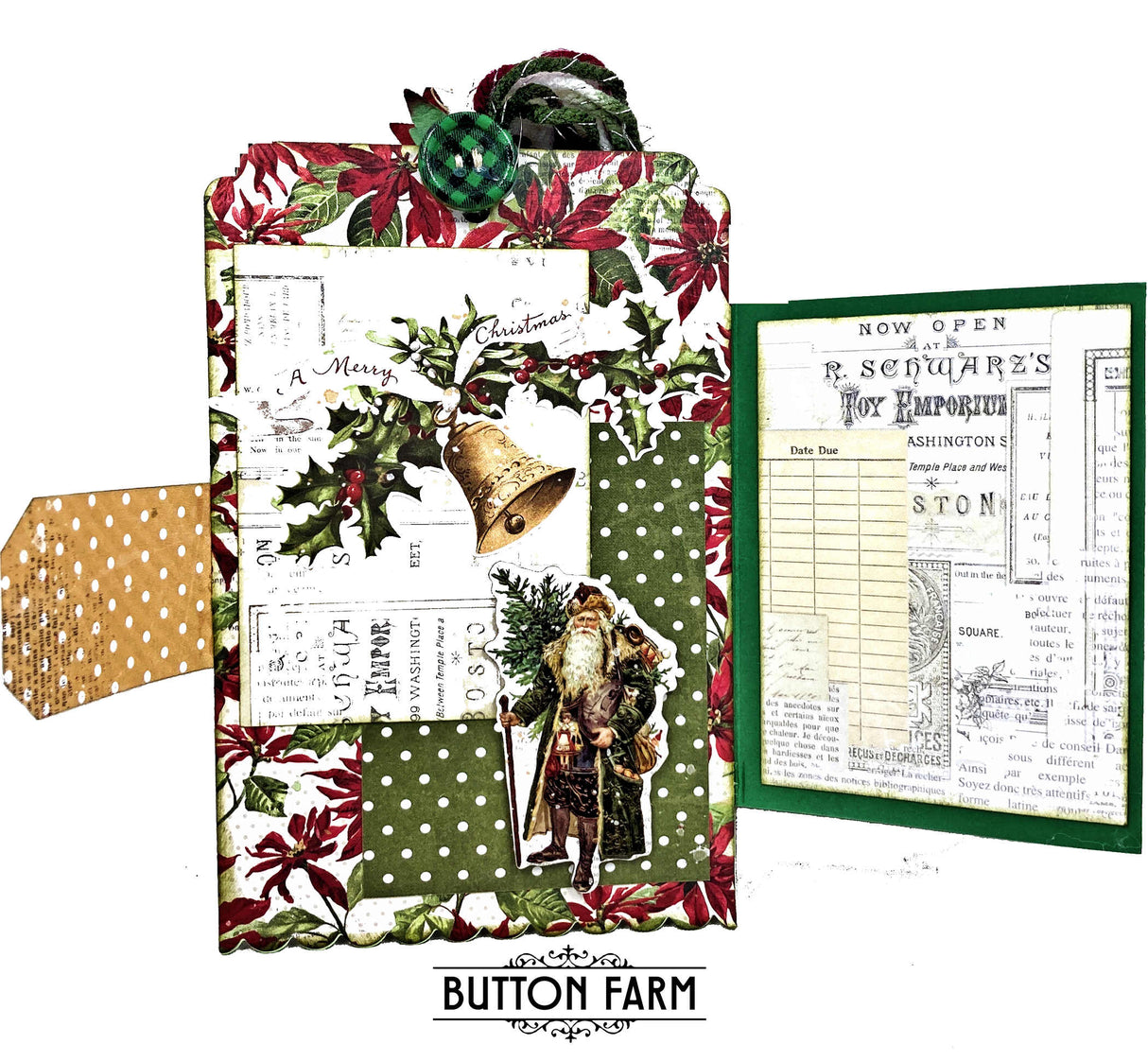 The Yuletide Box of Tags by Kathy Clement. TUTORIAL ONLY