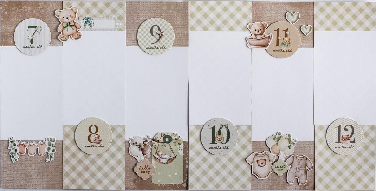 Baby Milestones Page Kit