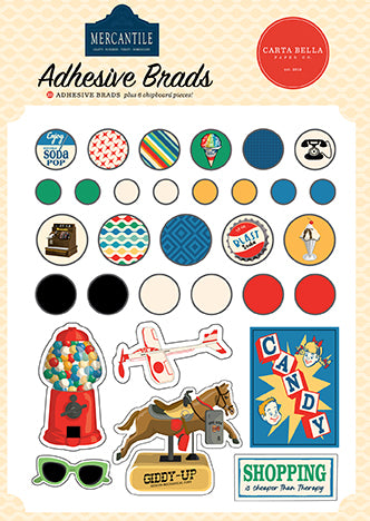 Mercantile Adhesive Brads