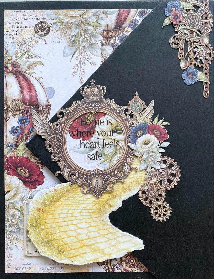 Finished Chronicles of Oz mini album designed by Audrey Underwood