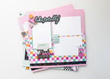 SIMPLE STORIES TOTALLY 80'S  PAGE KIT