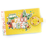 Boho Sunshine 4x6 Flipbook with Chipboard Cover