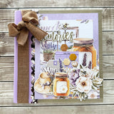 Simple Vintage Lavender Fields Mini Album 💜🍯