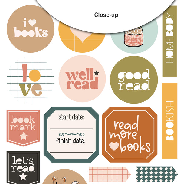 Well Read - Bibliophile Cut-Apart Words
