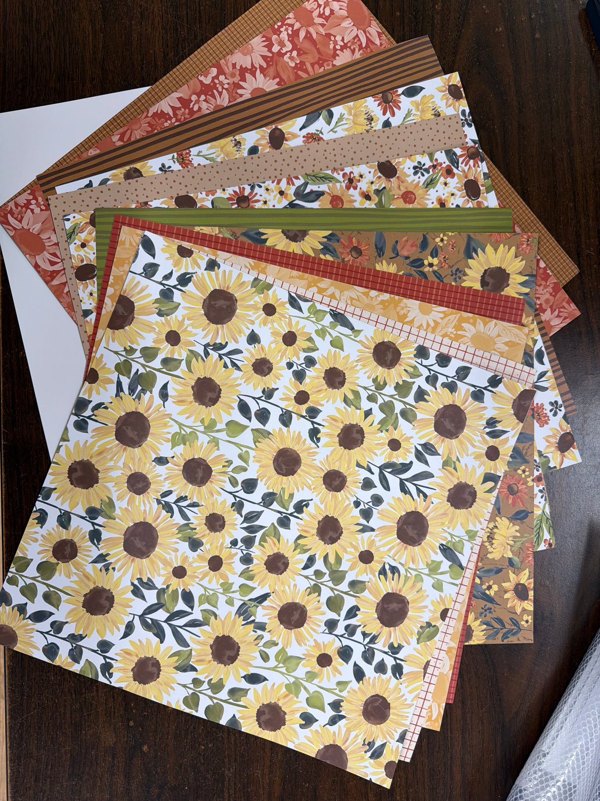 🌻 One Sheet Wonder: Sunflower Field Card Class ~Designed by Sherri Peters
