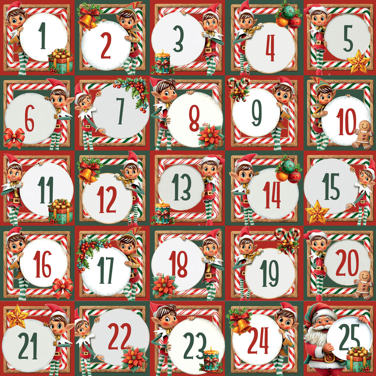 49 and Market - Jolly Jingles Paper - Advent official product image 2