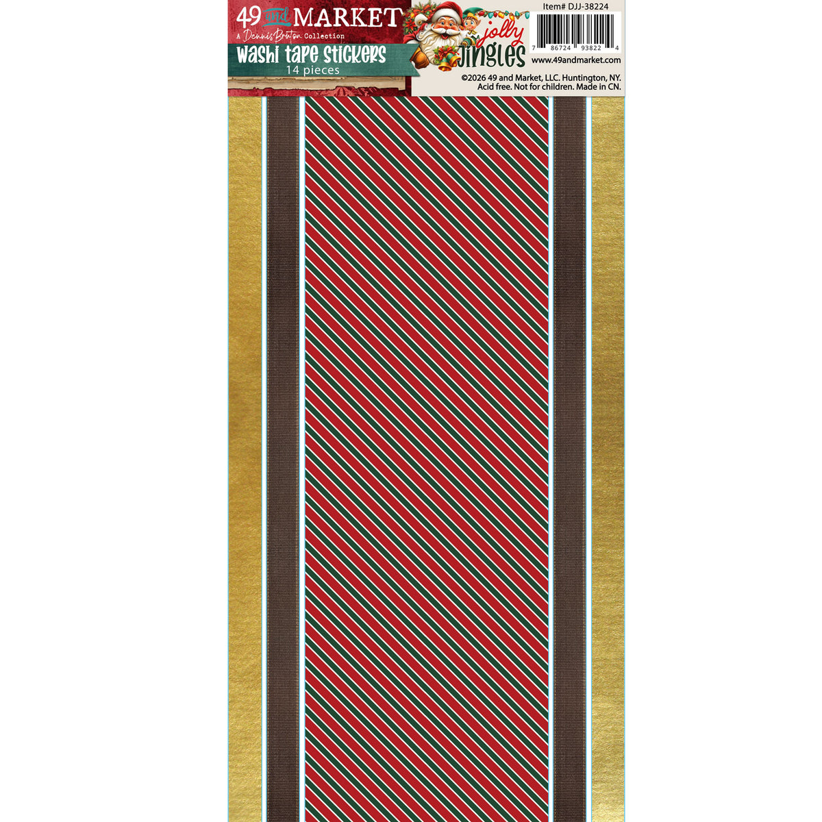49 and Market - Jolly Jingles Washi Sticker Set - official 49 and Market product image
