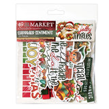 49 and Market - Jolly Jingles Chipboard Set - official 49 and Market product image