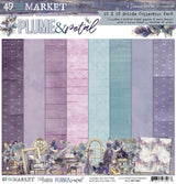 49 and Market 12 x12 Solids Collection Pack - Plume & Petal