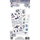 49 and Market 6 x12 Blendable Rub-on Transfer Set  - Plume & Petal