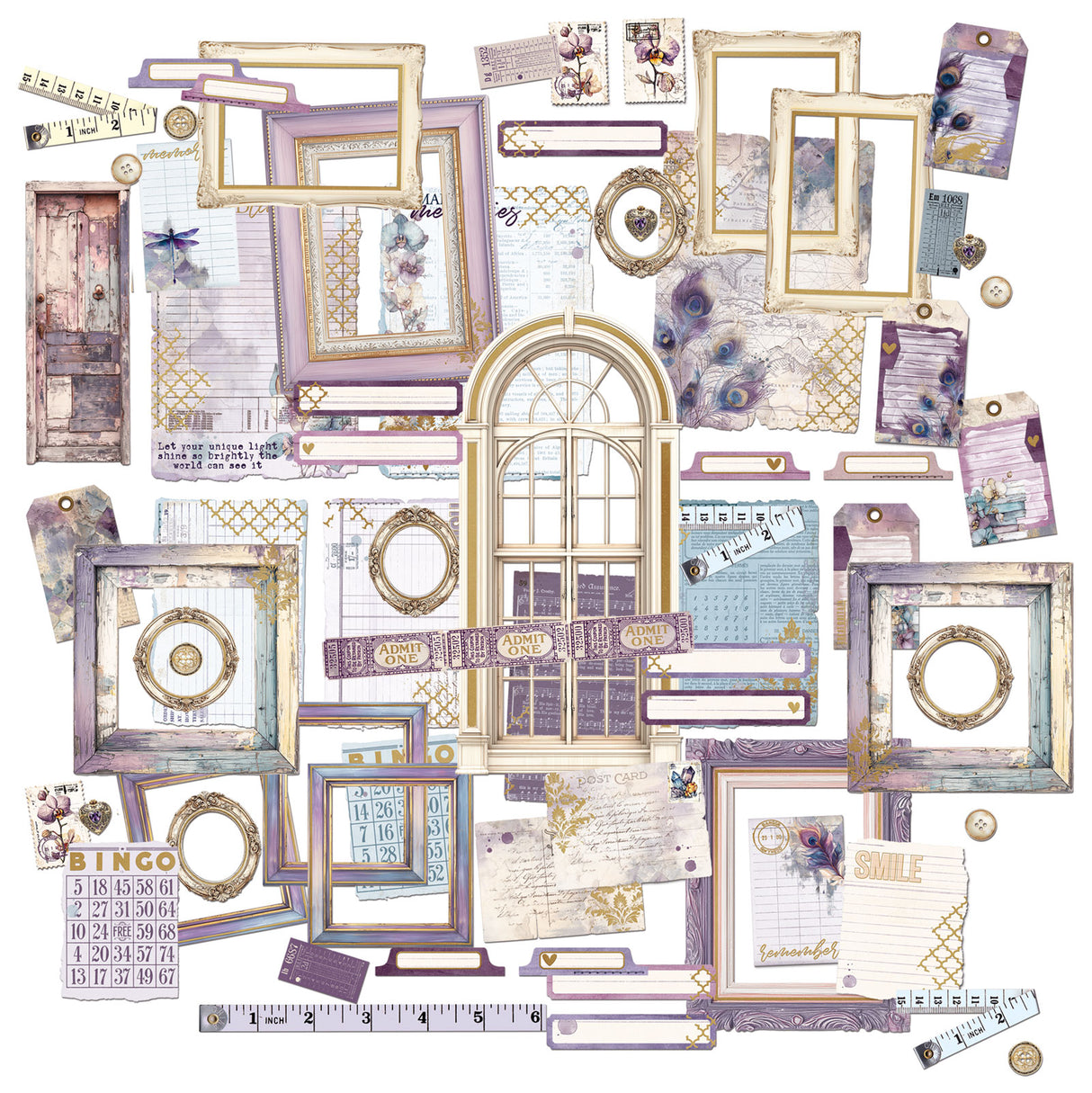 49 and Market Ephemera and Frames - Plume & Petal