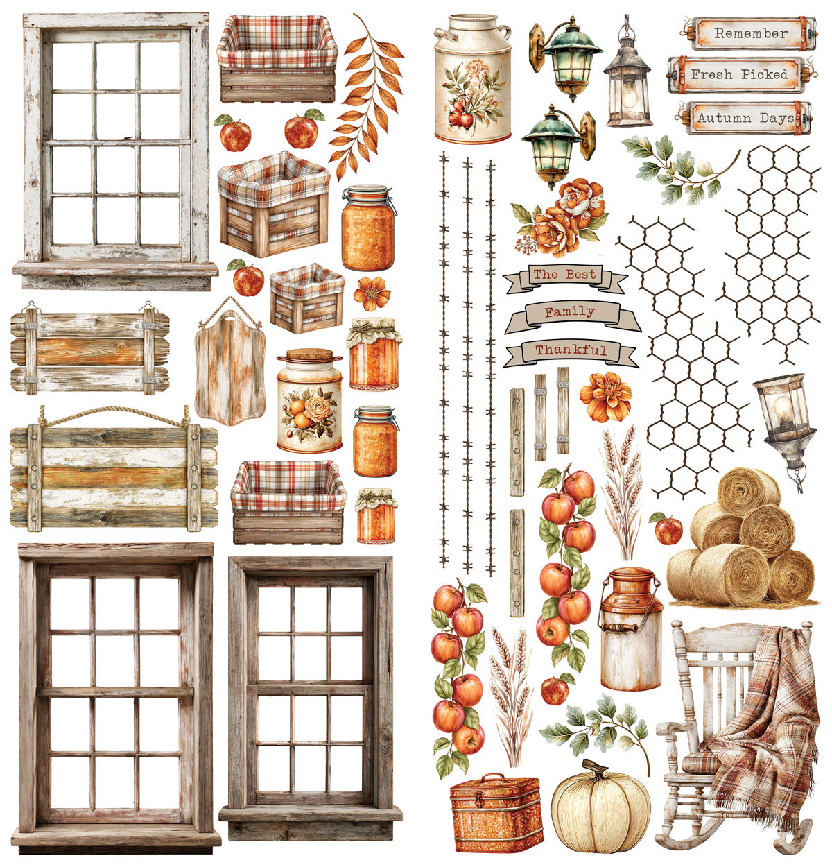 49 and Market - Season's Bounty Laser Cut Elements official product image 2