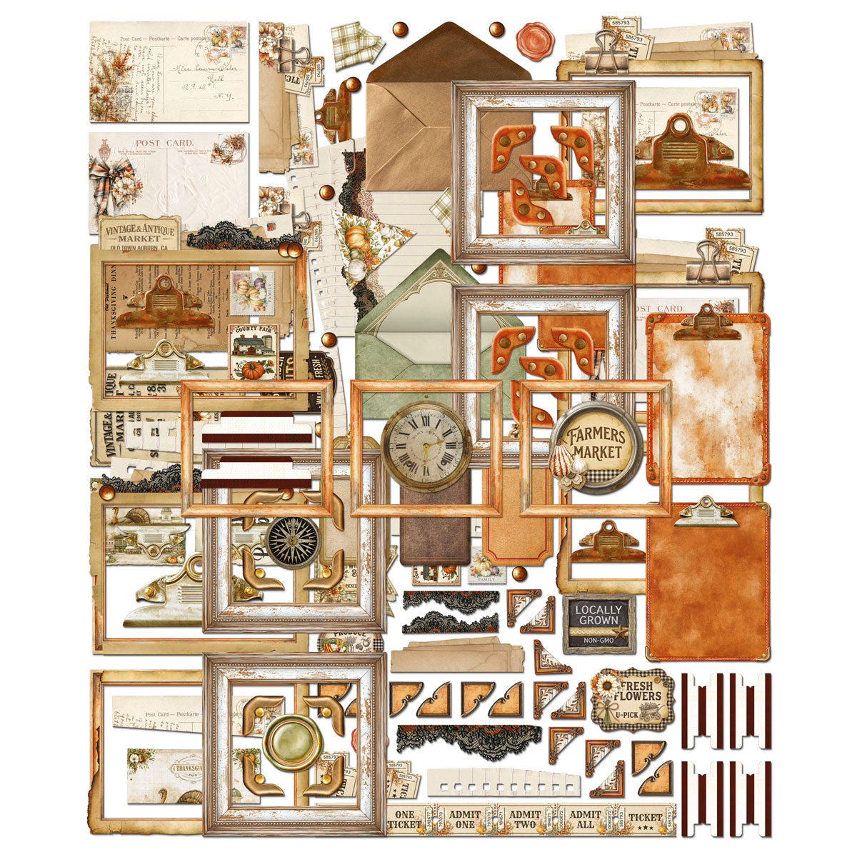 49 and Market - Season's Bounty Ephemera Set official product image 2