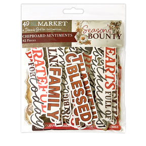 49 and Market Season's Bounty Chipboard Set product photo